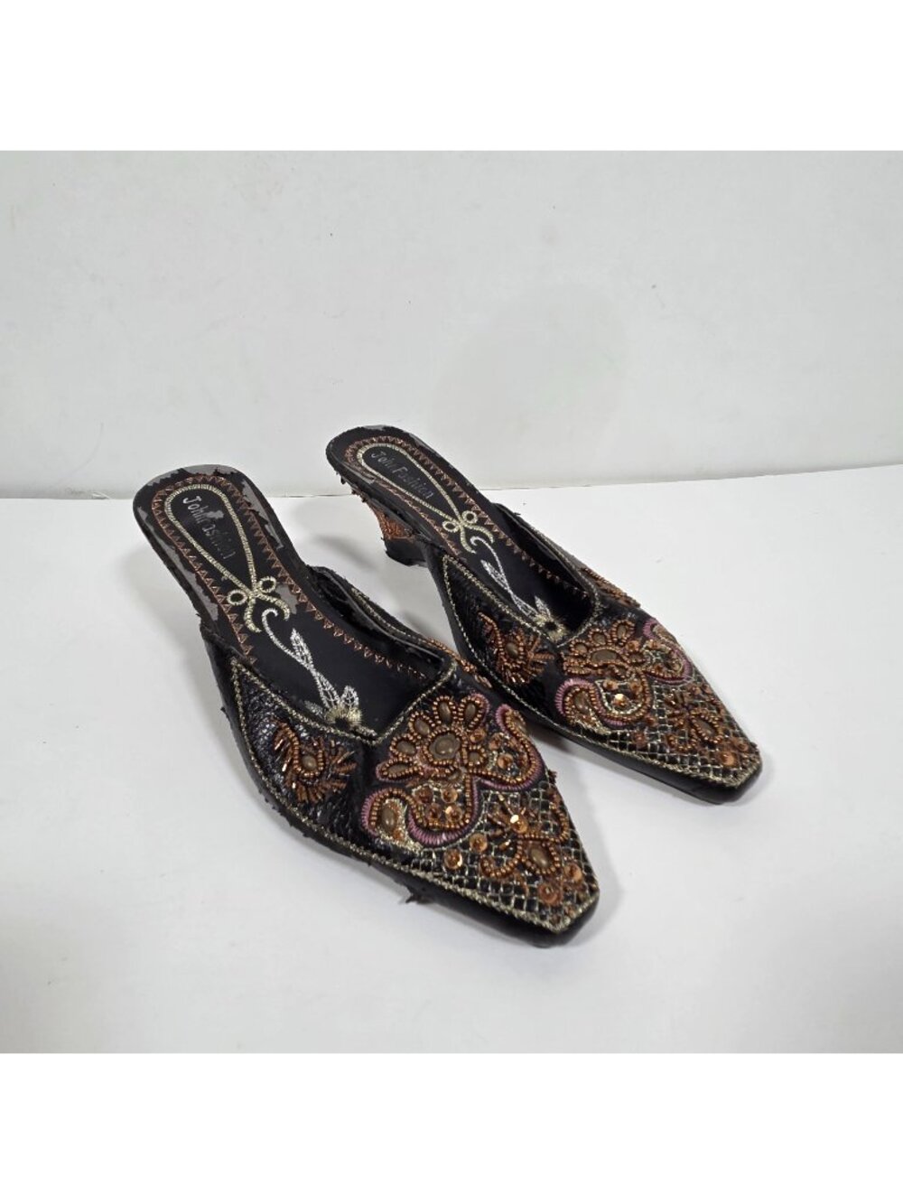 John Fashion Women's Closed Toe Heels Brown Size 7